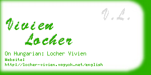vivien locher business card